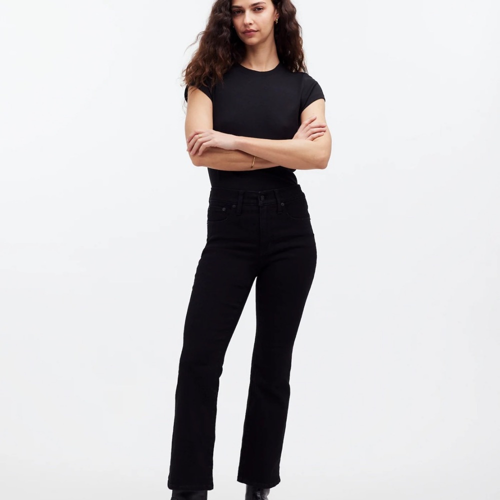 Madewell kick out crop jeans size 31